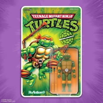 Super7 Unveils Teenage Mutant Ninja Turtles ReAction+ Michelangelo