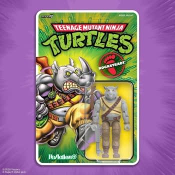 Teenage Mutant Ninja Turtlesâ Rocksteady Joins Super7âs ReActionÂ