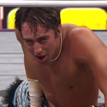 Nick Wayne wrestles on AEW Collision