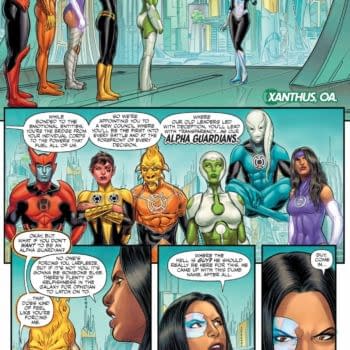 Interior preview page from Green Lantern Corps #21
