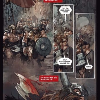 Interior preview page from Fire and Ice: Darkwolf #4