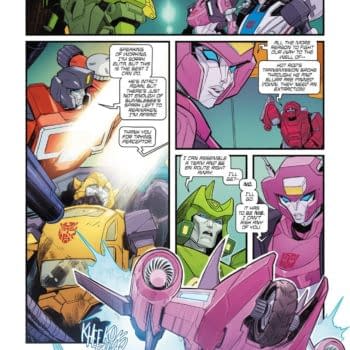 Interior preview page from Transformers #37