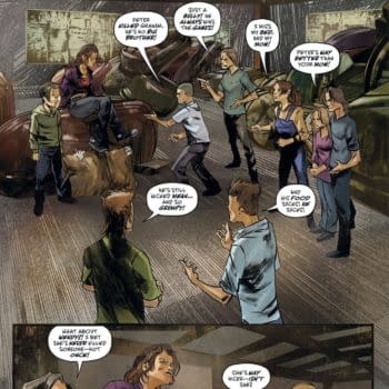 Interior preview page from Land of Never #4