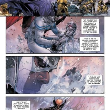 Interior preview page from AVENGERS: ARMAGEDDON #5 DIKE RUAN COVER