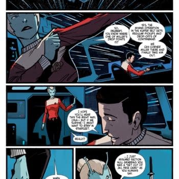 Interior preview page from STAR TREK: RED SHIRTS - GHOST OF THE 21ST CENTURY #3 CHRIS SHEHAN COVER