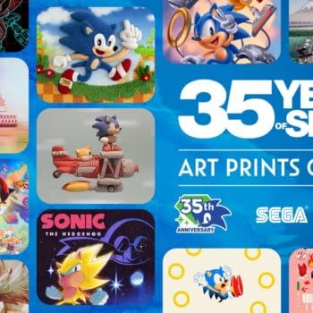 Sonic The Hedgehog 35th Art Collection Available Until October 20