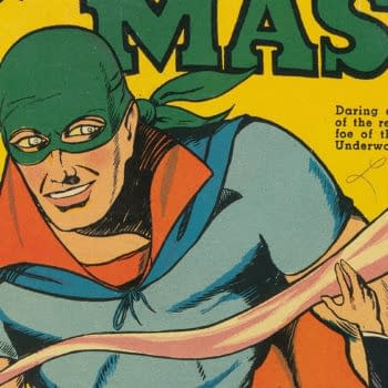 Lou Fine's Robot Battle in Mystery Men Comics #2, at Auction