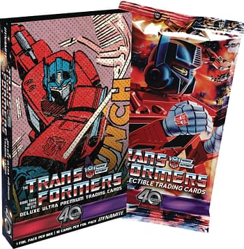 Cover image for TRANSFORMERS 40TH ANN DLX PREMIUM TRADING CARDS BOX PACKS (C