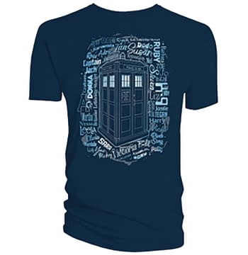 Cover image for DOCTOR WHO EVERY COMPANION EVERY 2024 SZ S NAVY TS