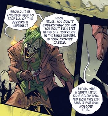 Defund Batman - Joker Was Right, in Batman #101 (Spoilers)