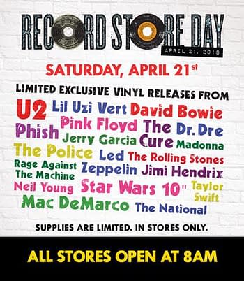 Comic Stores Taking Part in Record Store Day on Saturday