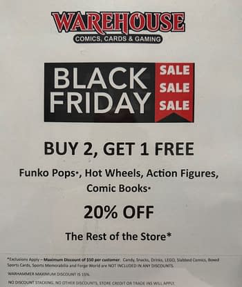37 Black Friday Sales Comic Stores