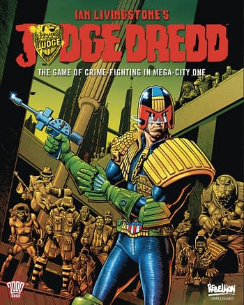 Cover image for JUDGE DREDD GAME OF CRIME FIGHTING IN MEGA CITY ONE