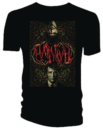 Cover image for HANNIBAL WENDIGO HORNS LOGO SZ S BLACK TS