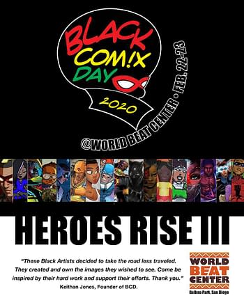 Talking Black Comix Day 2020 in San Diego with Keithan Jones