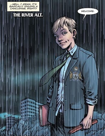 How Come The Police Have Guns In Hellblazer: Rise And Fall?