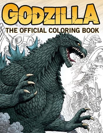 Cover image for GODZILLA OFFICIAL COLORING BOOK SC