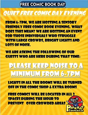 Free Comic Book Day Tomorrow