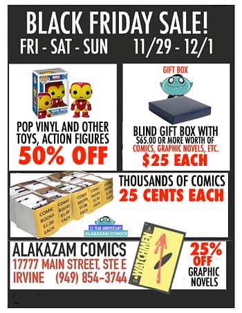 Black Friday Comic Shops