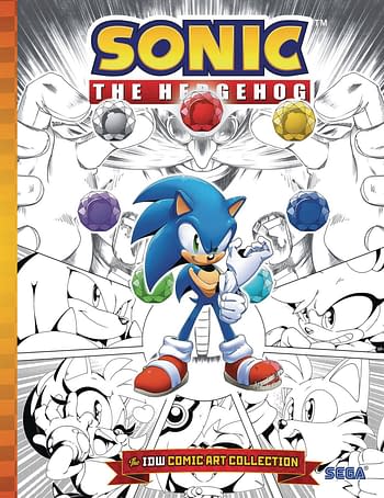 Cover image for SONIC THE HEDGEHOG IDW COMIC ART COLL HC VOL 01