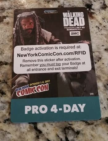 Return of the 4-Day Badge For New York Comic Con in 2019
