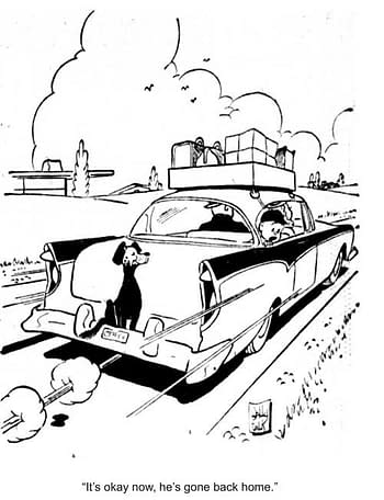 About Comics to Publish the Bus and Car Travel Cartoons of Wally Falk