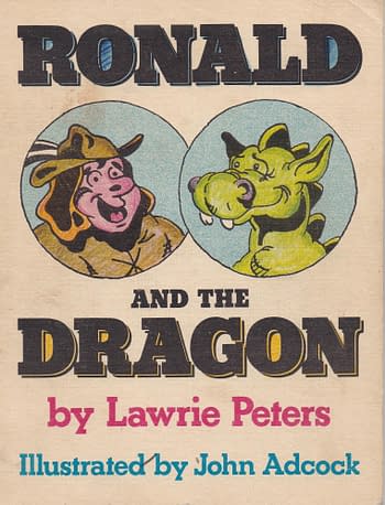 Artwork for the book Ronald and the Dragon, courtesy and copyright, Estate of John Adcock.
