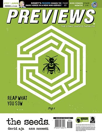 Sandman and Seeds on Front and Back of Next Week's Diamond Previews
