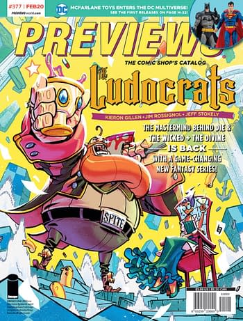 Kieron Gillen's The Ludocrats, With Garth Ennis' The Boys on Cover of Nezt Week's Diamond PRreviews
