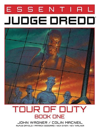 Cover image for ESSENTIAL JUDGE DREDD TOUR OF DUTY TP BOOK 01 (OF 7)