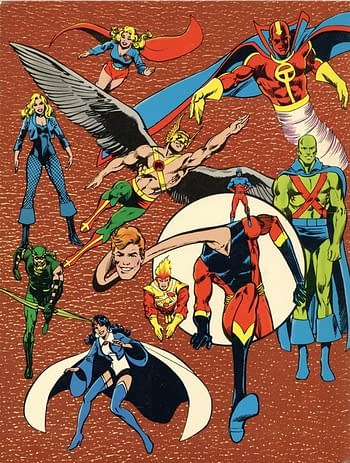 Leaf's DC Super Heroes Collector Album Back Cover