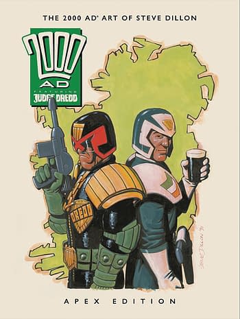 Cover image for 2000 AD ART OF STEVE DILLON APEX EDITION HC