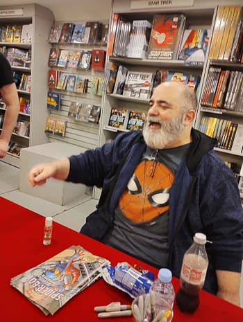 Dan Slott in Forbidden Planet / Rich Johnston