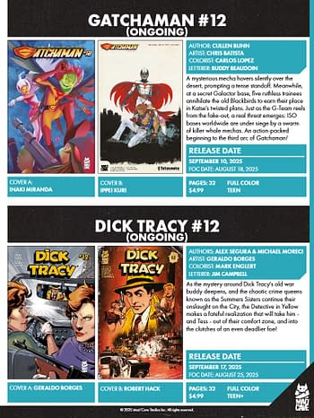 Mad Cave Studios September 2025 Solicits