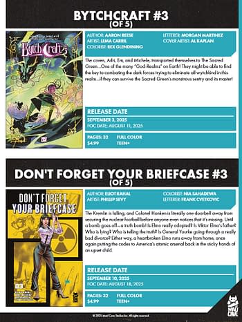 Mad Cave Studios September 2025 Solicits