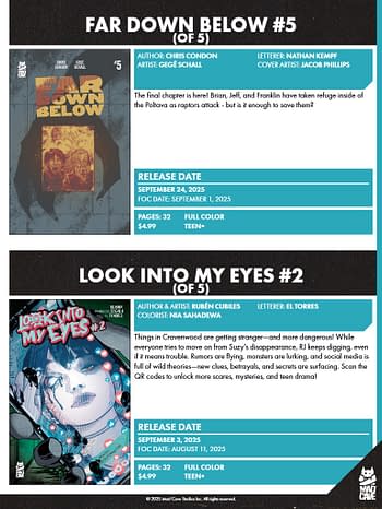 Mad Cave Studios September 2025 Solicits