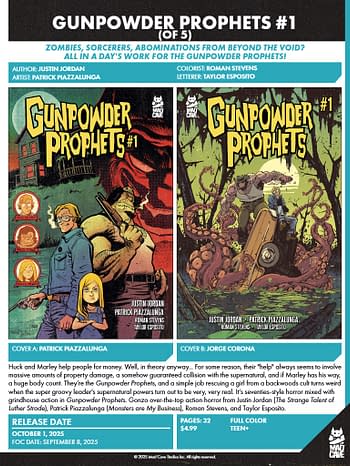 Mad Cave Studios October 2025 Solicits And Solicitations