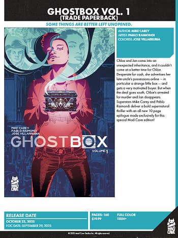 Mad Cave Studios October 2025 Solicits And Solicitations