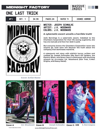 Midnight Factory October 2025 Solicits And Solicitations