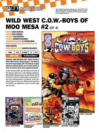 Oni Press October 2025 Solicits And Solicitations