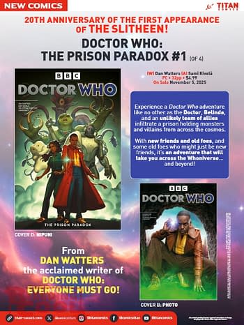 Titan Comics Full November 2025 Solicits