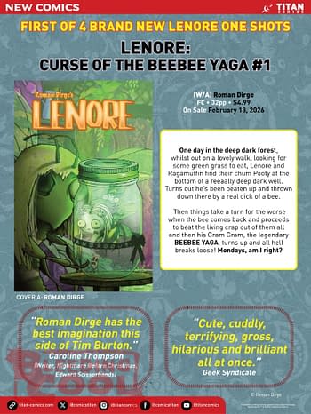 Titan Comics Full February 2026 Solicits