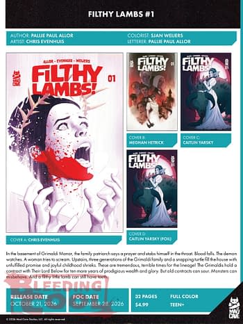 Mad Cave Official Full October 2026 Solicits And Solicitations