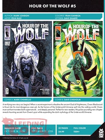 Mad Cave Official Full October 2026 Solicits And Solicitations