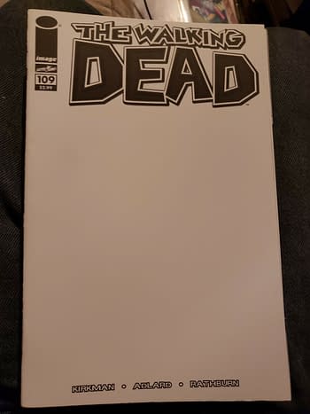 Another Walking Dead Blank Cover For #192