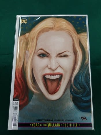 Whatve Happened to Frank Cho's Harley Quinn #63 Cover