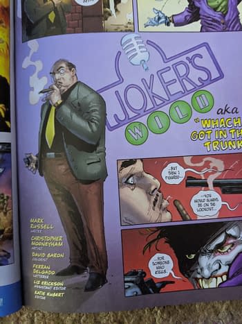 The Joker Gets a New Origin in Batman Giant #5 in Walmart. 