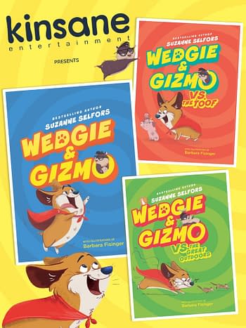 Kinsane Nabs Media Rights for Middle-Grade Trilogy Wedgie & Gizmo