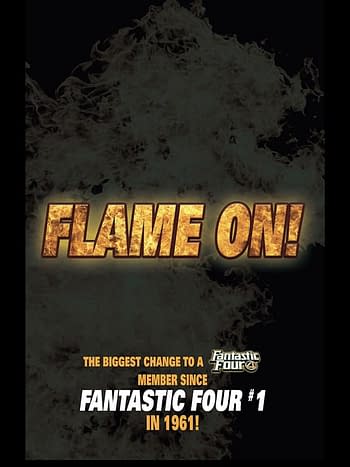 The Human Torch - Flame On. Forever in Fantastic Four #36