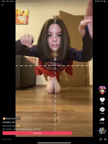 Supergirl's Testicles Explode On TikTok